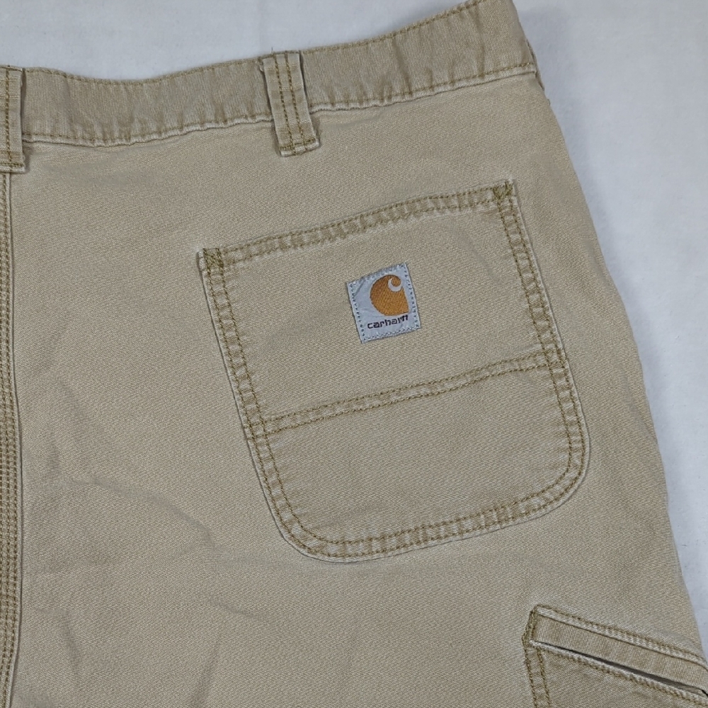 Carhartt Relaxed Fit Rigby Dungaree Tan Mens Work‎ Pants Size 42